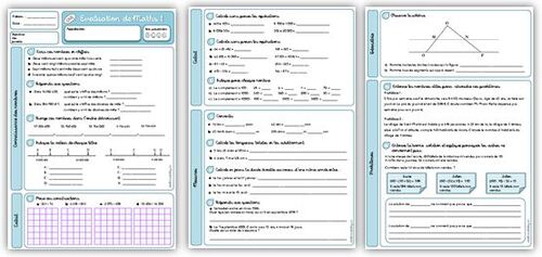 Maths CM2 : Evaluations