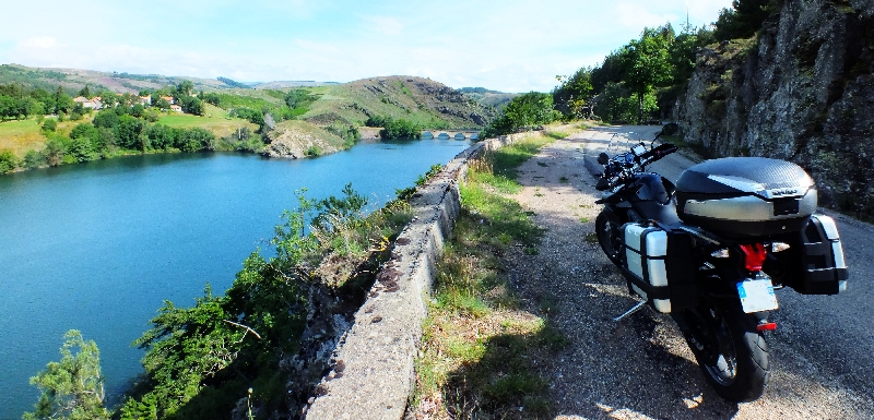 balade moto entre Lozère et Ardèche.... 