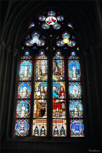Photos de vitraux de la cathédrale Saint-Corentin