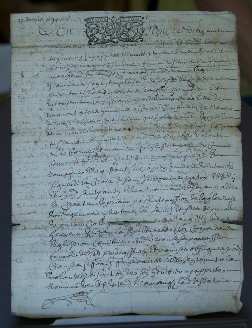 Testament de Marie Dassertines.