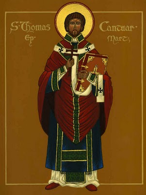 Saint Thomas Beckett, Archevêque de Cantobéry, martyr († 1170)