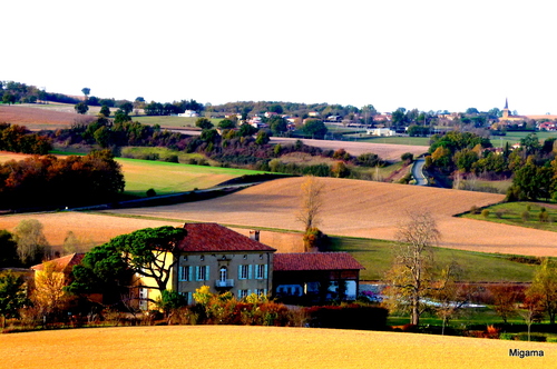 Paysages du Gers en automne ...