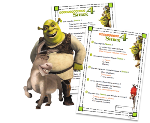 Film d'animation : Shrek