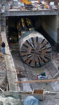 Avancement de la station 14 du métro
