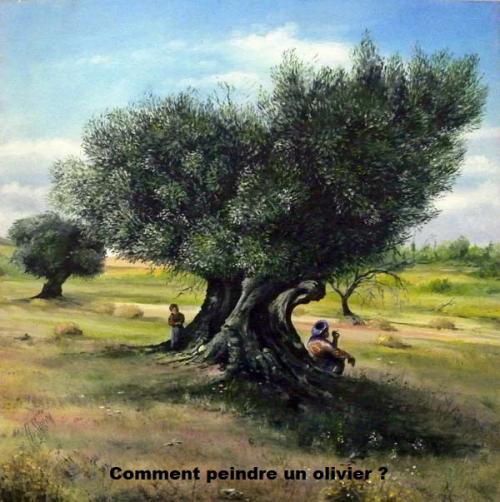 Dessin et peinture - vidéo 3013 : Comment peindre un olivier ? - aquarelle.