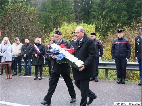 *  Commémoration "79ème anniversaire de la Libération" ce 19 novembre 2023 à Champagney.