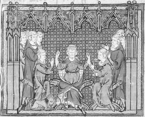 Charles Martel divise le royaume entre Pépin et Carloman.jpg