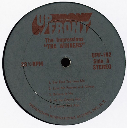 1968 : Album " Winners " Up Front Records UPF 102 [ US ] 