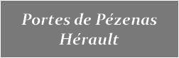 Belles portes de Pézenas Hérault Languedoc Roussillon Ouvertes ou fermées