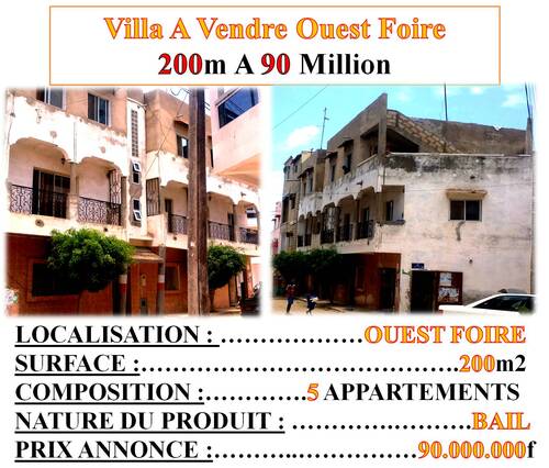 L`Immobilier Au Senegal,Informez Vous Avec Nous Au +221 77 269 01 51