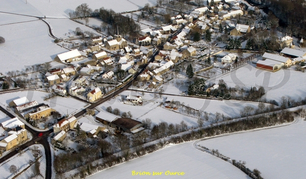 Le Châtillonnais vu du ciel : le canton de Montigny sur Aube