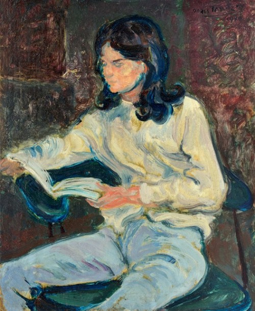 Jeune fille lisant (Boris-Taslitzky 1911-2005)