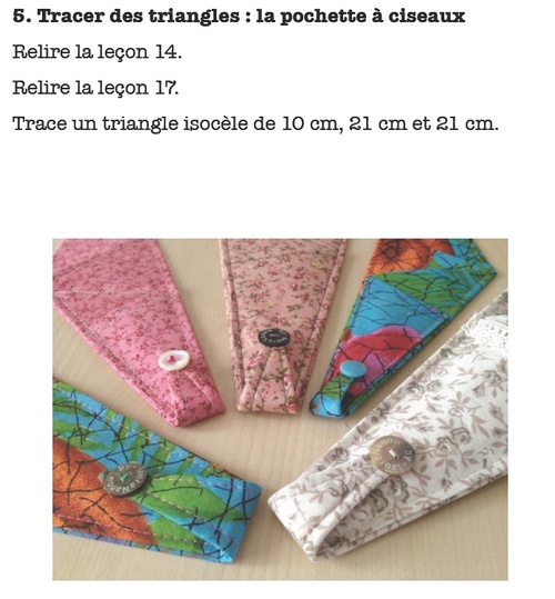 pochette ciseaux pattern