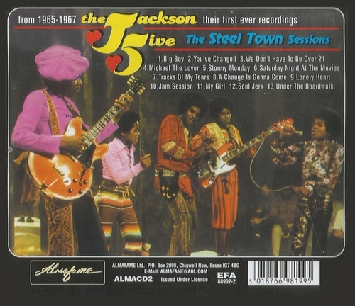 The Jackson 5 : " The Steel Town Sessions Their First Recording From 1965-1967 " Almafame Records ALMACD2 [ UK ]