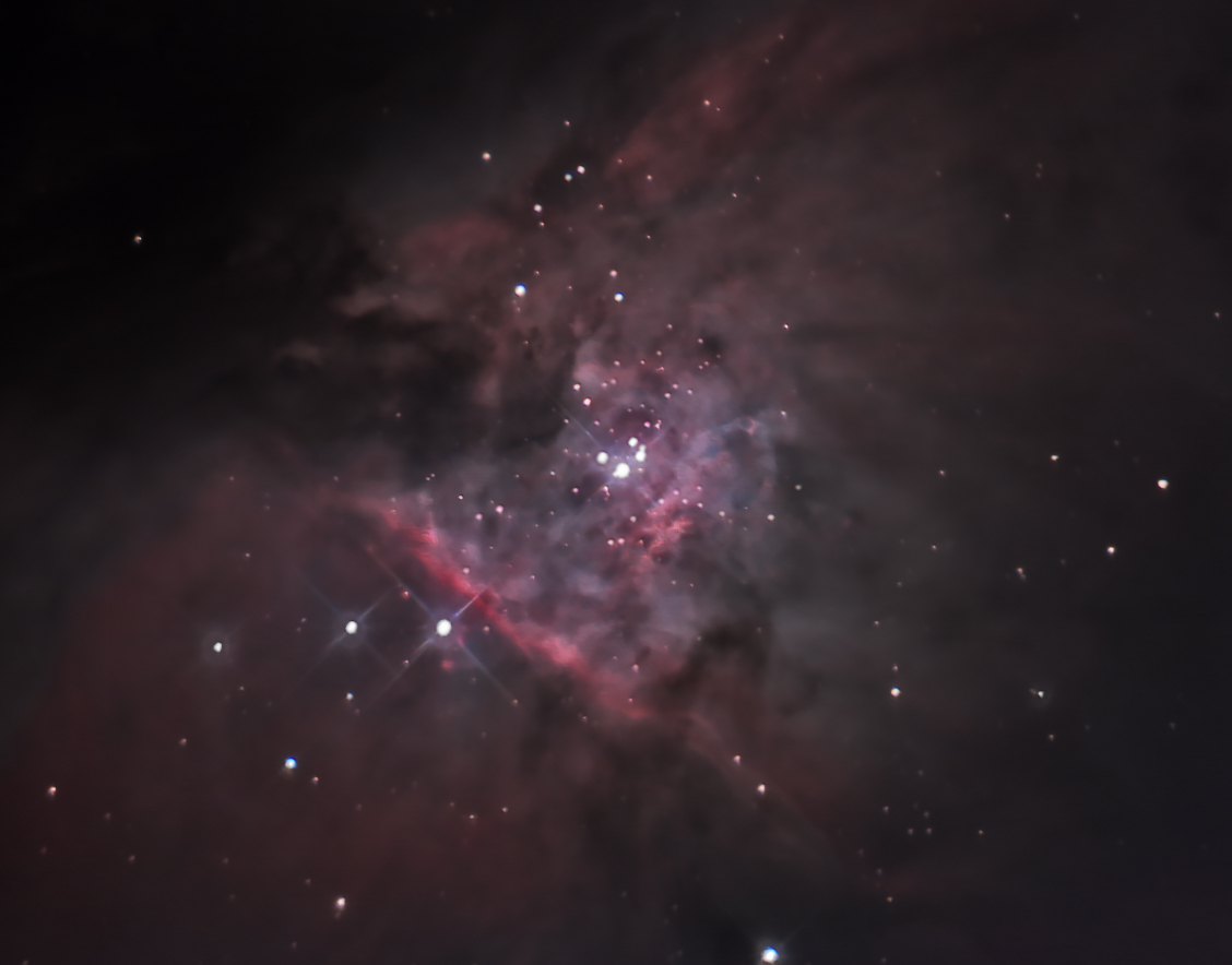 M42, le trapeze d'orion résolue .