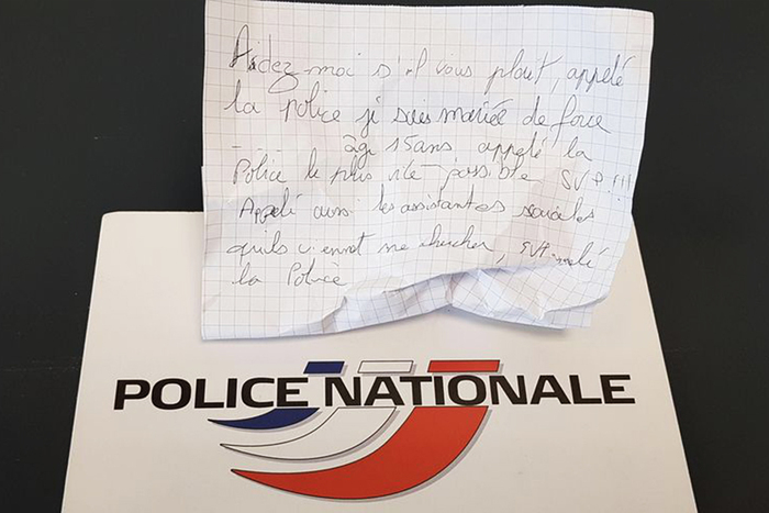Limoges : Une jeune fille appelle à l’aide en jetant un mot de détresse par sa fenêtre