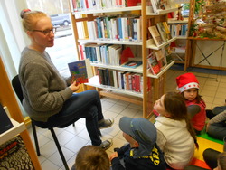 Noël à la bibliothèque