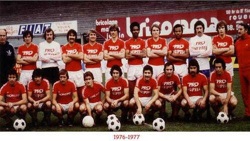 Cope de France : 1977 Rouen 7eme tour