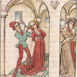 Antonius (von Pforr) Buch der Beispiele der alten Weisen — Oberschwaben, um 1475