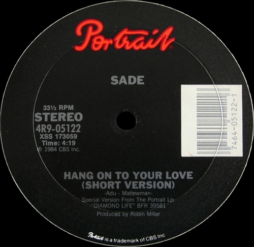 Sade : Album " Diamond Life " Epic Records EPC 26044 [ UK ]