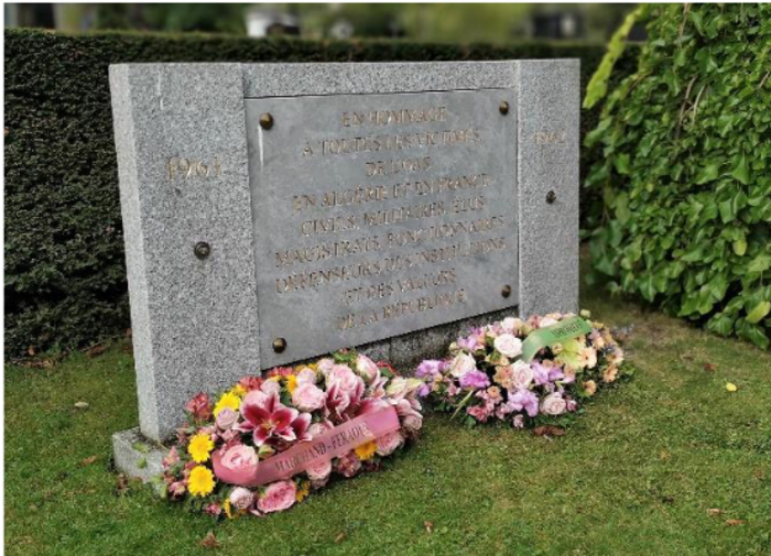 Journée d’hommage aux victimes de l’OAS  au cimetière parisien du Père Lachaise le 6 octobre 2020 (11h15-12h00)