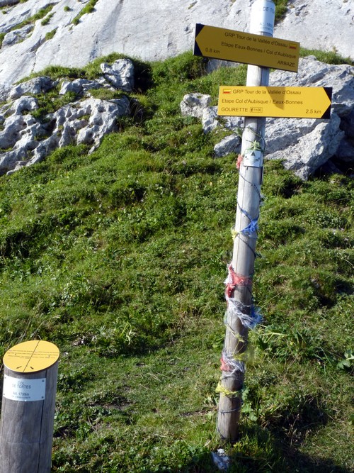 Balisage au col de Tortes