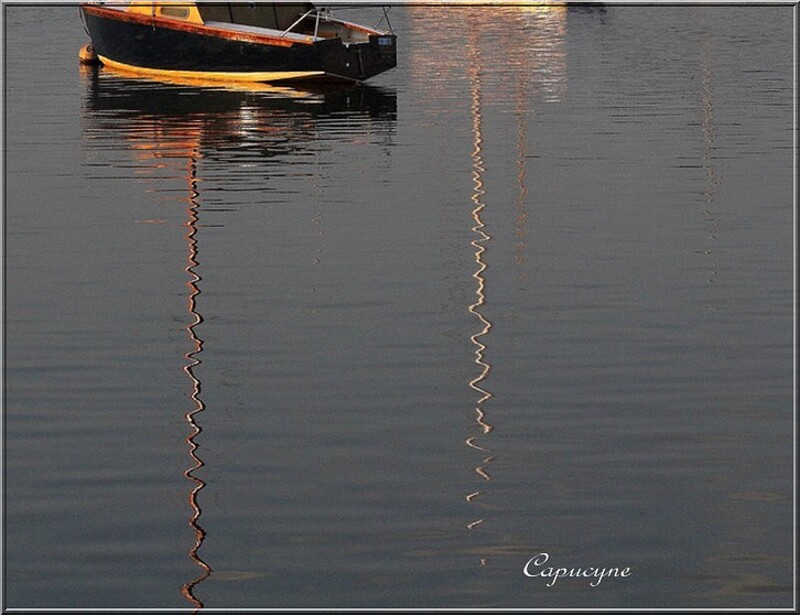 Lumières du soir le long de l'Erdre