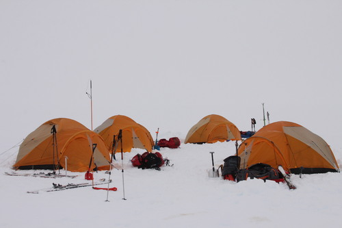 Voile et ski en Antarctique en janvier 2014