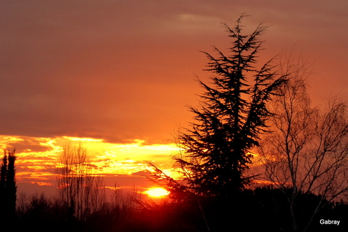 Coucher de soleil à Vieille-Toulouse