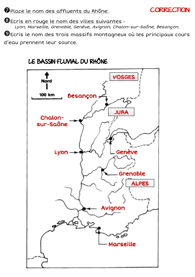 GEOGRAPHIE : LA FRANCE
