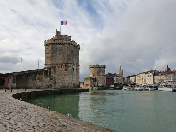 Sur le port de La Rochelle