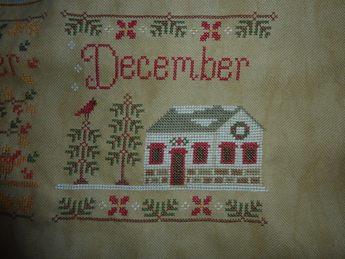 DERNIÈRE MAISON et 1ÈRE BRODERIE DE L'AN .....