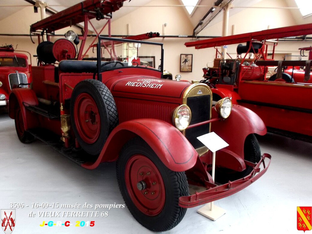 Musée du Sapeur Pompier d'ALSACE  4/4  07/26   VIEUX FERRETTE  68   D  05-03-2016