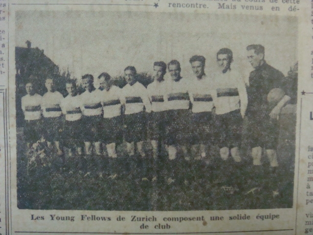 Janvier 1948 Sélection Alger-Youngs Fellows Zurich 1-4