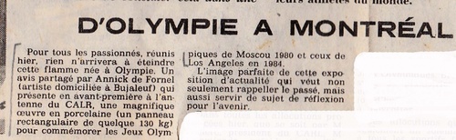 Annick Piotet de Fornel  Musée Olympique de Lausanne