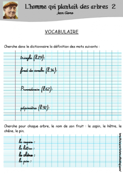 TAPUSCRIT : L'HOMME QUI PLANTAIT DES ARBRES