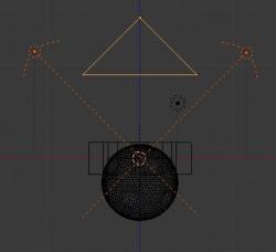 Setup des lampes et de la caméra