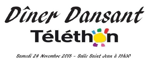 Diner dansant au profit du Téléthon