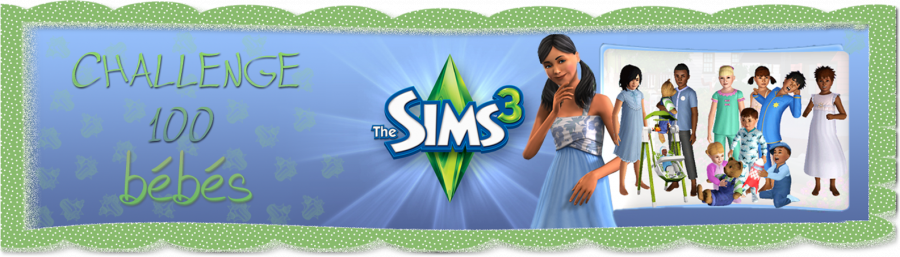 Kit challenge 100 bébés sims 3