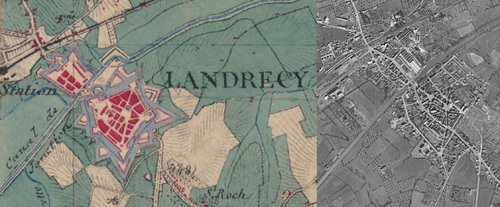 Landrecies (1850-1950)(remonterletemps.ign.fr)