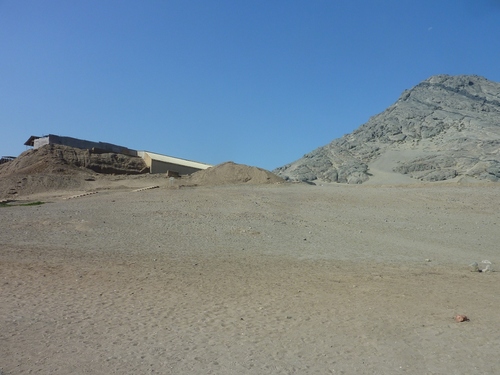 La huaca de la Luna (près de Trijillo, nord du Pérou)