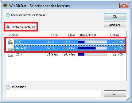 Libérer de l'espace disque : Analyser en détail les fichiers et dossiers dans les partitions avec Windirstat