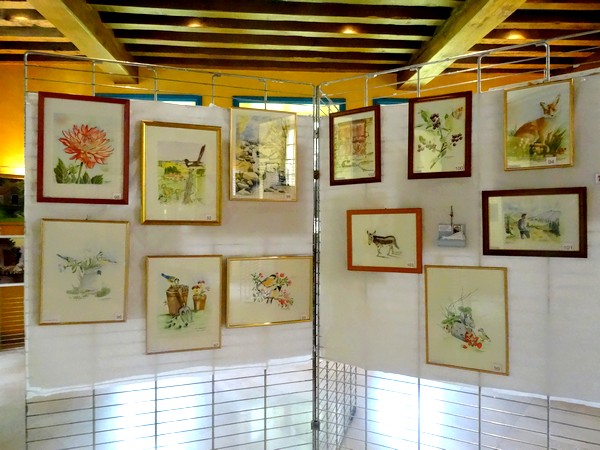 "Talents cachés" de Puits, et les Amis du Châtillonnais, ont présenté leur exposition annuelle de peintures et artisanat 