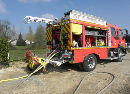 La caserne des pompiers de St Amand