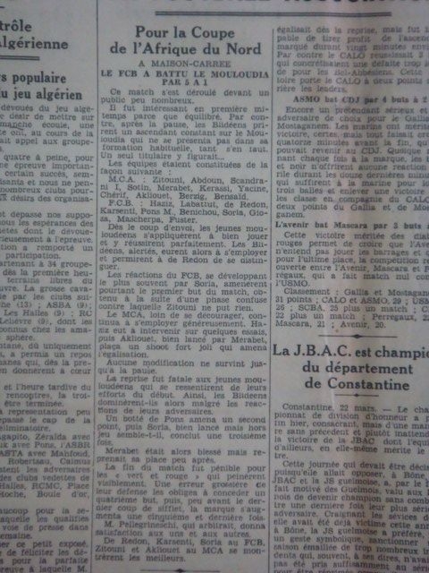 22.3.1936 afn (6ème fois) à rejouer fcb-mca reserves  5-1