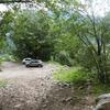 Retour à la voiture (1120 m), route forestière de Gouetsoule