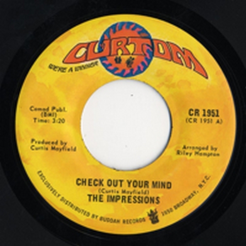 1970 : Singles SP Curtom Records CR 1951 [ US ] / Buddah Records 2011-030 [ UK ]