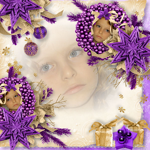 " My Purple Christmas" de Scrap'Angie