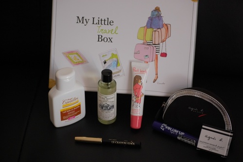 Les différentes versions de My little travel box :  box de juillet 2012