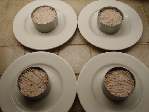 Des Cheesecakes à la Crème de Thon et Mousse d'Avocat